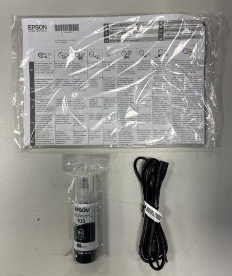 RABLJENI - Multifunkcijski printer EPSON EcoTank L5310, printer/scanner/copy/fax, 5760 dpi, USB, LAN, WiFi, crni