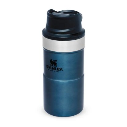Šalica STANLEY Classic Trigger-Action Travel Mug, 0.25l, tamno plava