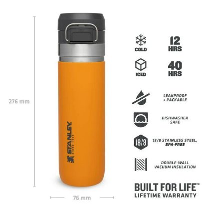 Boca STANLEY Go Quick Flip Water Bottle, 0.7l, narančasta
