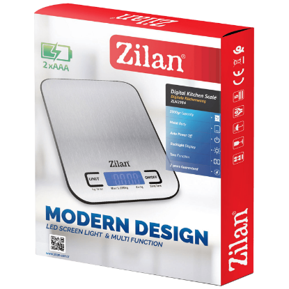 Kuhinjska vaga ZILAN ZLN2984, do 5 kg, inox