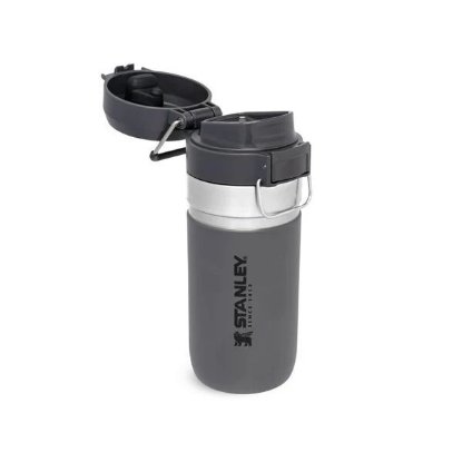 Boca STANLEY Go Quick Flip Water Bottle, 0.47l, tamno siva
