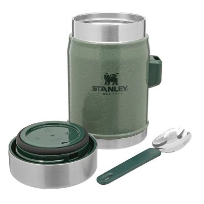 Posuda za hranu STANLEY Classic Legendary Food Jar + Spork, 0.4l, vilica-žlica, zelena