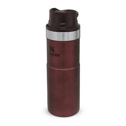 Šalica STANLEY Classic Trigger-Action Travel Mug, 0.47l, tamno crvena