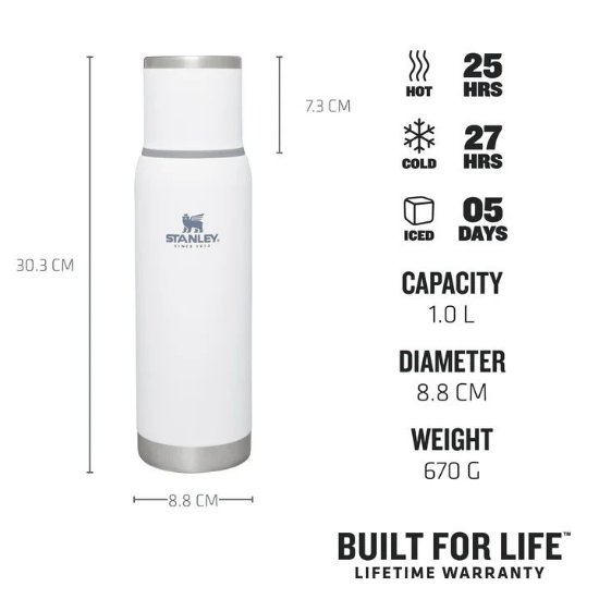 Boca STANLEY Adventure To-Go Bottle, 1.0l, bijela