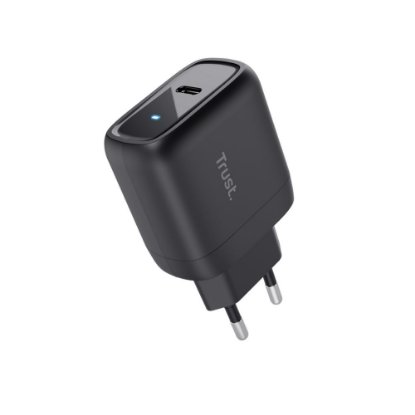 Kućni punjač TRUST Maxo, USB-C, 45W, USB-C kabel 2m, crni