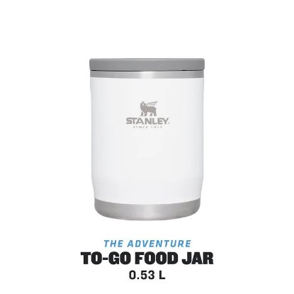 Posuda za hranu STANLEY Adventure To-Go Food Jar, 0.53l, bijela