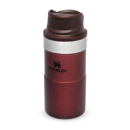 Šalica STANLEY Classic Trigger-Action Travel Mug, 0.25l, tamno crvena