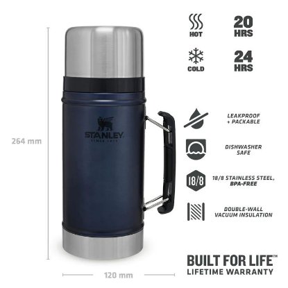 Posuda za hranu STANLEY Classic Legendary Food Jar, 0.94l, tamno plava