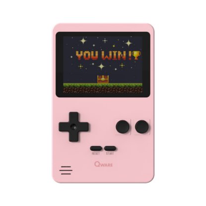 Igraća konzola QWARE Retro Gamer, 2,8" ekran, 240 igara, roza