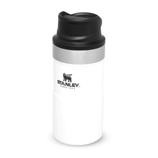 Šalica STANLEY Classic Trigger-Action Travel Mug, 0.25l, bijela