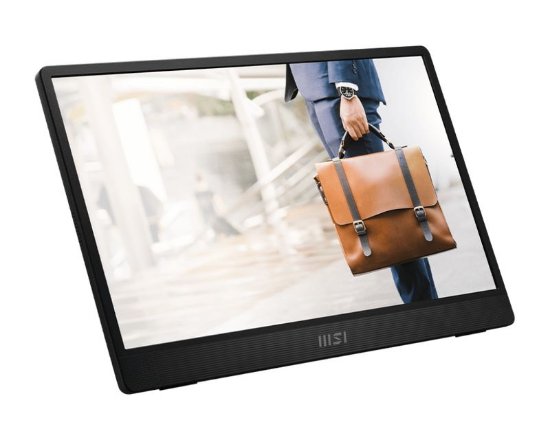 Prijenosni monitor 15.6" MSI PRO MP161 E2, FHD, IPS, 60Hz, 4ms, 250cd/m2, zvučnici, sivi