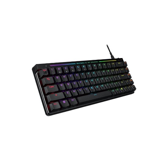 Tipkovnica ASUS ROG Falchion Ace HFX, RGB, mehanička, ROG HFX Magnetic, US Layout, crna