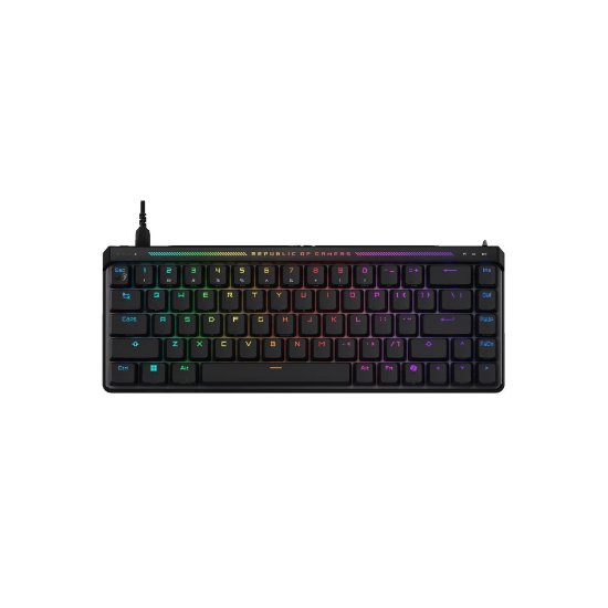 Tipkovnica ASUS ROG Falchion Ace HFX, RGB, mehanička, ROG HFX Magnetic, US Layout, crna
