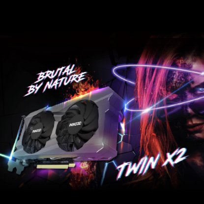 Grafička kartica INNO3D GeForce RTX 3050 TWIN X2 6GB, GDDR6