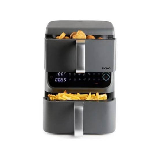 Friteza na vrući zrak DOMO DO549FR, 2500 W, 10,0 l, siva
