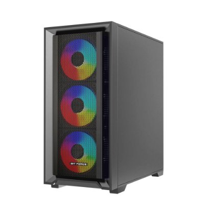 Kućište BIT FORCE VOLTRON ARGB-4, MIDI, ATX, RGB, crno, window, bez napajanja