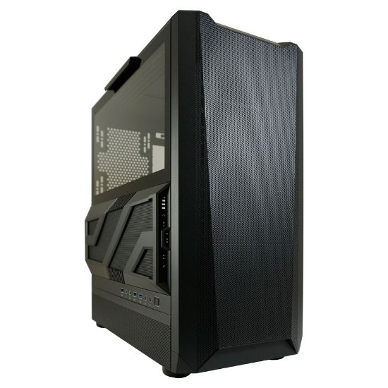 Kućište LC POWER 900B Lumaxx Gloom ARGB, MIDI, ATX, crno, 7 ventilatora, bez napajanja