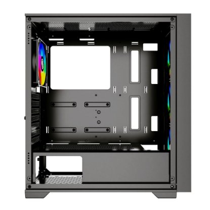 Kućište BIT FORCE VOLTRON ARGB-4, MIDI, ATX, RGB, crno, window, bez napajanja