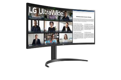 Premium monitor 34" LG UltraWide 34WR55QK-B.AEU, UWQHD, VA, 100Hz, 5ms, 300cd/m2, zakrivljeni, crni