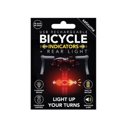 Žmigavci za bicikl SATZUMA USB Rechargable Bike Indicator