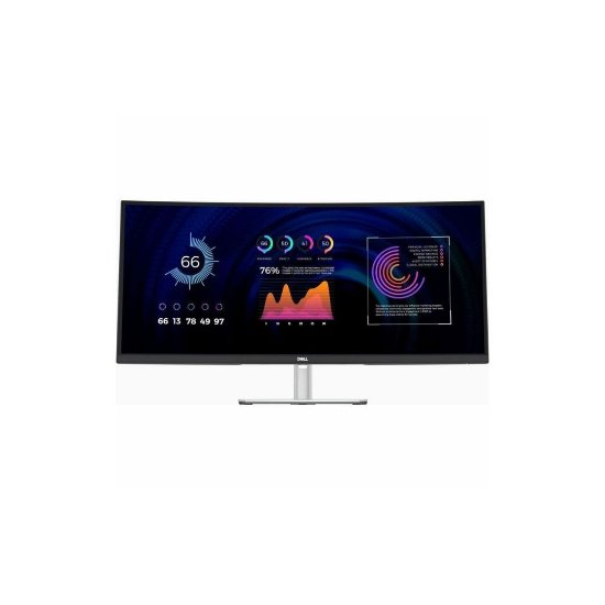 Monitor 34" DELL P3424WE, UWQHD, IPS, 5ms, 300cd/m2, 1000:1, USB-C, zakrivljeni, crni