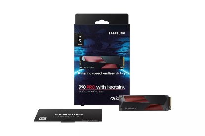 SSD 2TB SAMSUNG 990 PRO NVMe M.2, MZ-V9P2T0CW, maks. do 7450/6900 MB/s, hladnjak