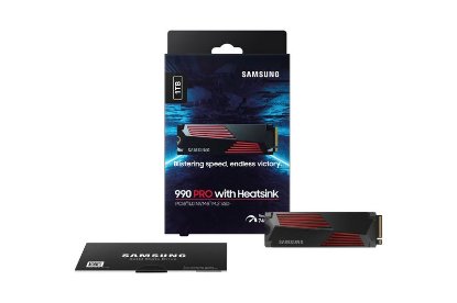 SSD 1TB SAMSUNG 990 PRO NVMe M.2, MZ-V9P1T0CW, maks. do 7450/6900 MB/s, hladnjak