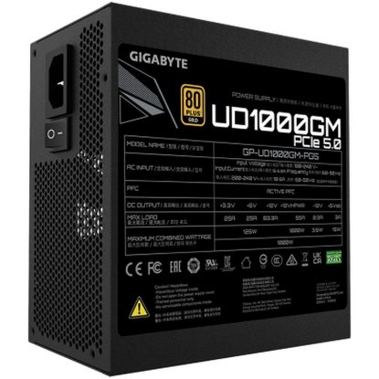 Napajanje 1000W, GIGABYTE UD1000GM PG5, 120mm vent, 80+ gold, modularno