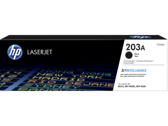 Toner HP za LaserJet Pro M254dw/M254nw/M280nw/M281fdn/M281fdw, No. 203A, CF540A, crni