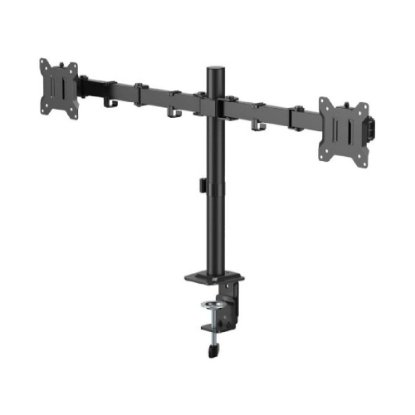 Stalak za monitor SBOX LCD-352/2-3, stolni, do 32", za 2 monitora, crni