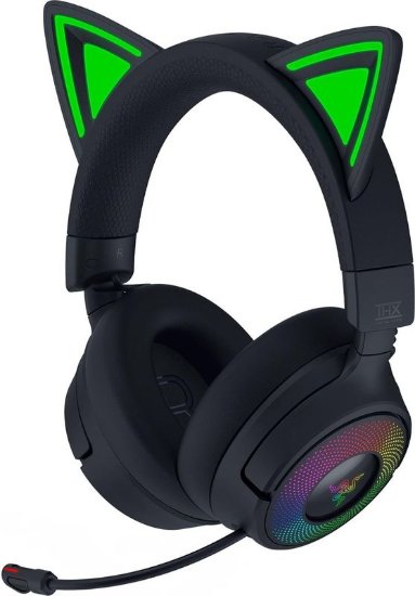 Slušalice RAZER Kraken Kitty V3 Pro, USB, RGB, crne