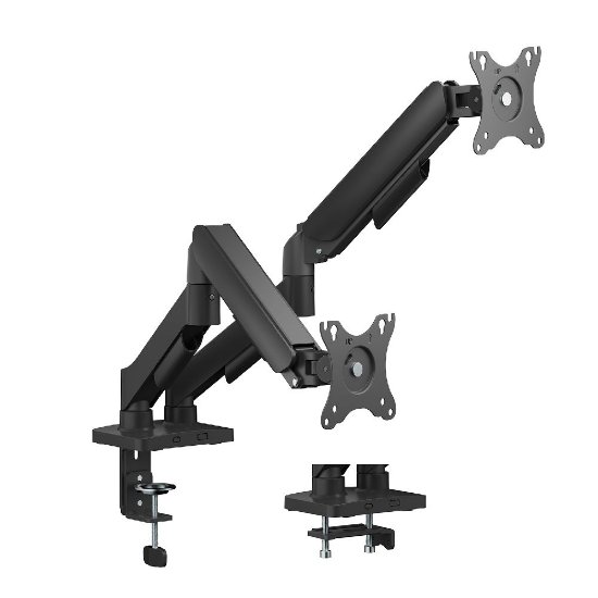 Stalak za monitor BIT FORCE BRACKET DMA-32-2M , stolni, do 32", za 2 monitora, crni