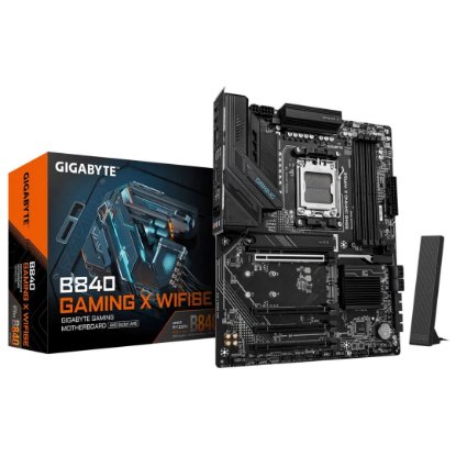 Matična ploča GIGABYTE B840 GAMING X WIFI6E, AMD B840, DDR5, WiFi, ATX, s. AM5