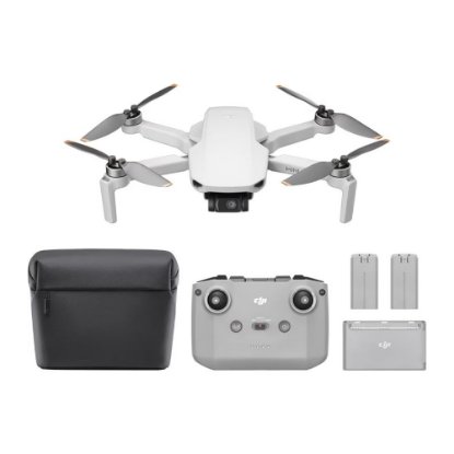 Dron DJI Mini 4K Fly More Combo, 4K kamera, 3-axis gimbal, vrijeme leta do 31min, upravljanje daljinskim upravljačem, sivi