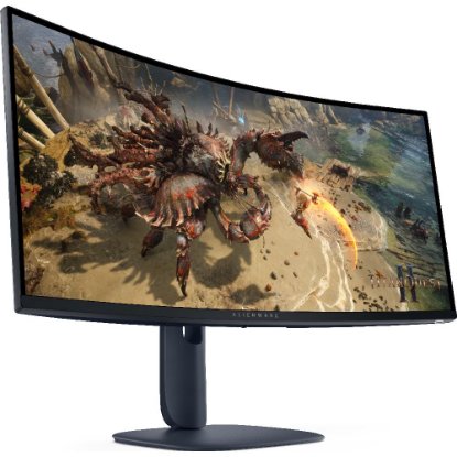 Gaming monitor 34" DELL ALIENWARE AW3425DWM, UWQHD, VA, 180Hz, 1ms, 400cd/m2, FreeSync, pivot, zakrivljeni, crni