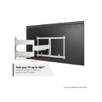 Nosač zidni za TV VOGEL'S TVM5645WH ELITE, 40"-77", zakretni, do 45 kg