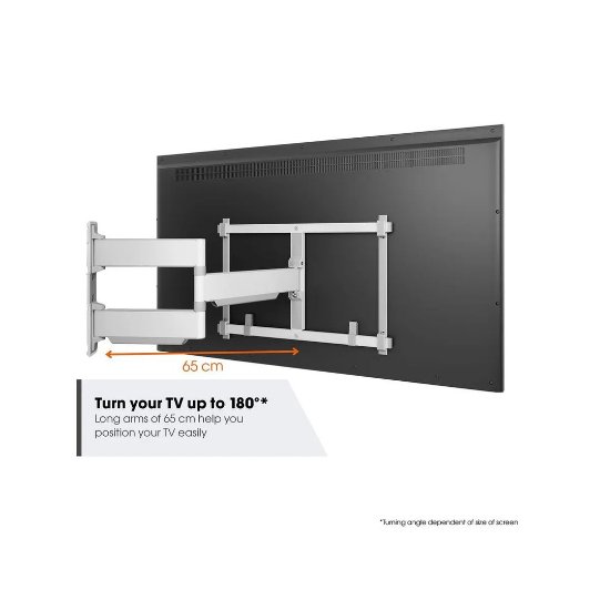 Nosač zidni za TV VOGEL'S TVM5645WH ELITE, 40"-77", zakretni, do 45 kg