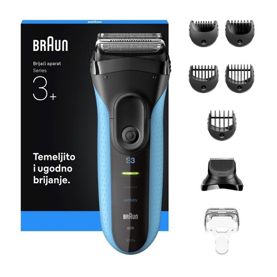 Aparat za brijanje BRAUN Series 5, 3010BT, plavi