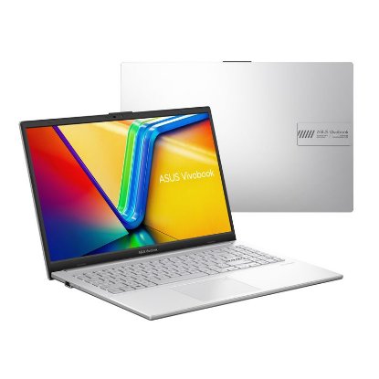 Laptop ASUS Vivobook Go 15 E1504FA-BQ1860W / Ryzen 5 7520U, 16GB, 1TB SSD, AMD Radeon Graphics, 15.6" FHD IPS, Windows 11, srebrni
