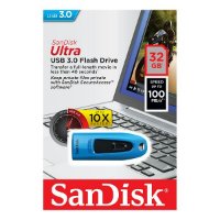 Memorija USB 3.0 FLASH DRIVE, 32GB, SANDISK Ultra, SDCZ48-032G-U46B, plavi