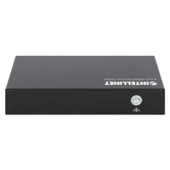 Switch INTELLINET 530347, 10/100/1000 Mbps, 8-port, metalno kućište, kabel Cat6 1m