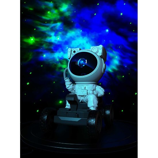 Laserski projektor LONVIS Lunar Rover, 8 vrsta projekcija, daljinski upravljač