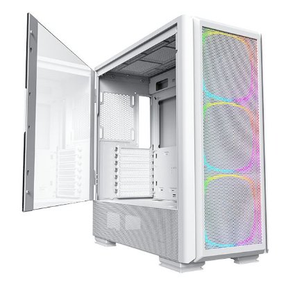 Kućište MONTECH Sky Two GX, prozor, RGB, E-ATX, bijelo