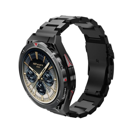 Pametni sat HIFUTURE Active, pametne obavijesti, crno-crveni