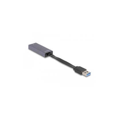 Mrežni adapter DELOCK, USB 3.0 na 2.5Gb LAN, slim, crni