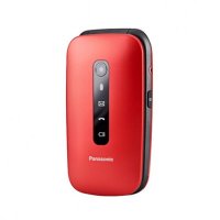Klasični mobitel PANASONIC KX-TU550EXR, flip, preklopni, crveni
