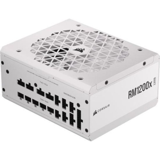 Napajanje 1000W CORSAIR RM1200X Shift, ATX v3.1, 140mm vent., 80+ Gold, modularno, bijelo