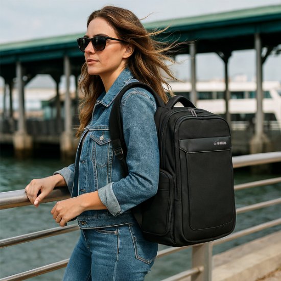 Ruksak za laptop OCTIO Metro, 17", crni