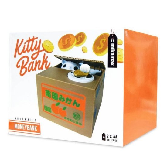 Kasica za kovanice MIKAMAX Kitty Bank, na baterije
