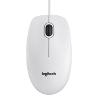 Miš LOGITECH B100, OEM, optički, bijeli, USB
